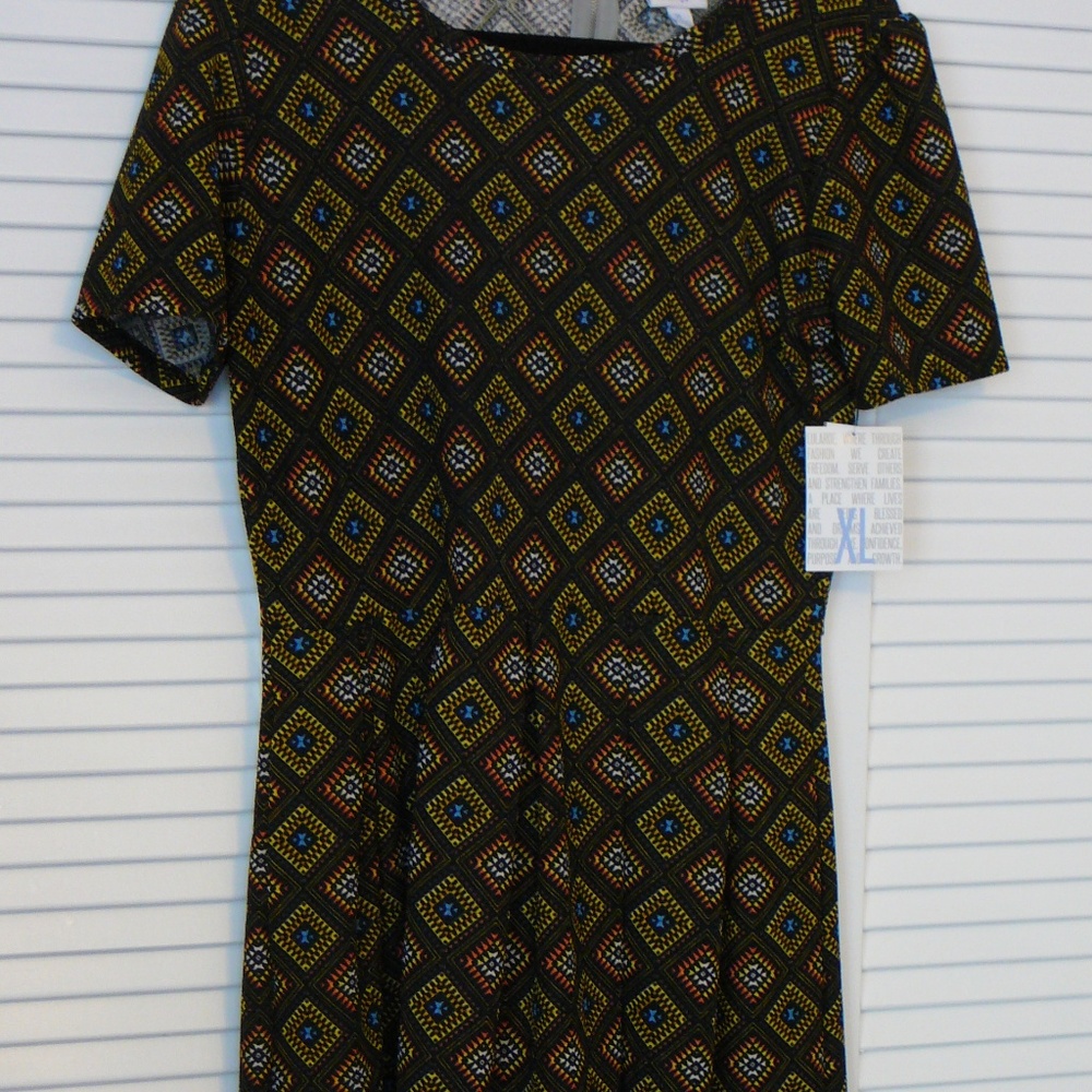 Diamond Pattern LulaRoe Amelia